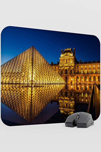 mousepad bastir Louvre Museum France V5 48X40 XL Gaming Rubber Non-Slip Base ...