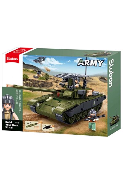 Sluban Set de construcții Machete, 319 piese, Tanc T14S -