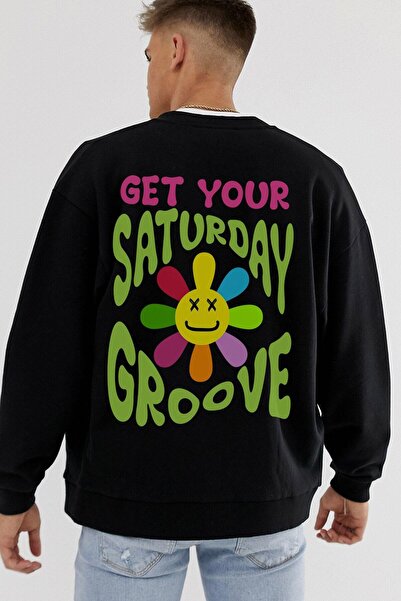 donamod Събота Оверсайз Сия Свитшърт Adrift110