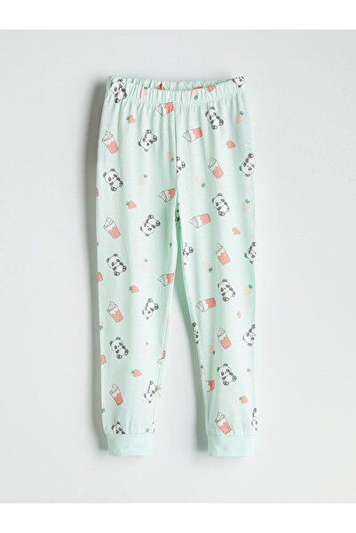 LC Waikiki Girls' Pajama Bottoms with Elastic Waistband