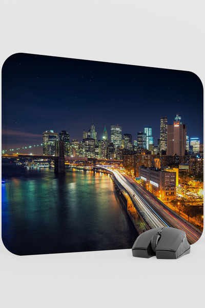 mousepad bastir لوحة ماوس مطاطية غير قابلة للانزلاق من نيويورك أمريكا V4 مقاس...