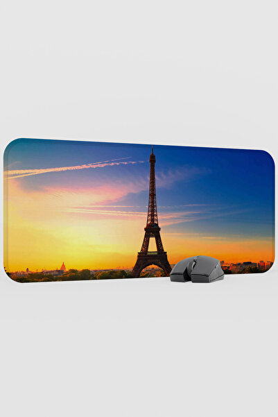 mousepad bastir Paris Eiffel Tower France V3 70X30 XL Gaming Rubber Non-Slip ...