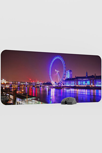 mousepad bastir London Londra England 2 V2 90X40 XXL Gaming Rubber Non-Slip B...