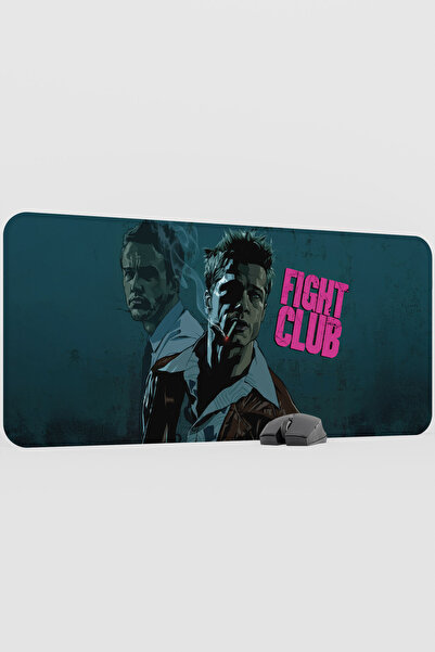 mousepad bastir لوحة ماوس من الفيلم Fight Club V3 مقاس 90×40 XXL للألعاب، قاع...