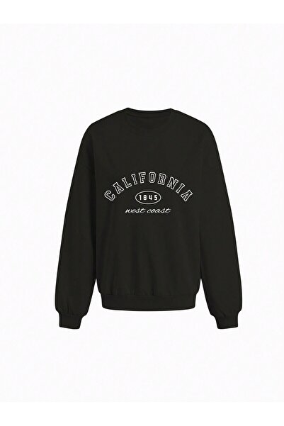 donamod Pulover cu umeri drop Letter Graphic din seria Coke