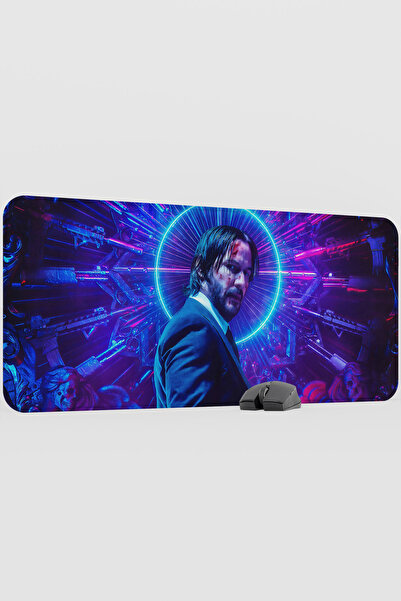 mousepad bastir John Wick V3 90X40 XXL Gaming Rubber Non-Slip Base Mouse Pad ...