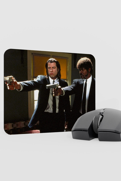 mousepad bastir Pulp Fiction Cheap Novel Tarantino V2 22X18 Gaming Rubber Non...