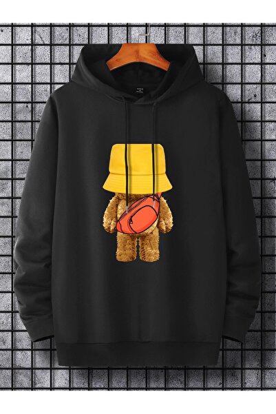 donamod Серия Coko Manfinity Hypemode суитшърт с качулка и шнур с принт на мечка