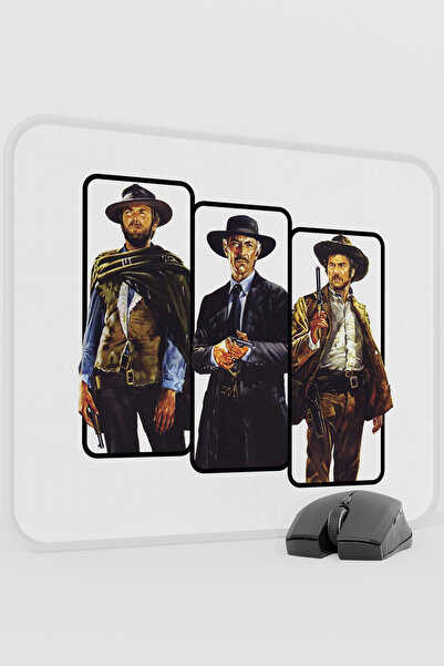 mousepad bastir Good Bad Ugly V1 48X40 XL Gaming Rubber Non-Slip Base Mouse P...