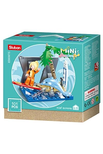 Sluban Set de construcție Visul fetei, 101 piese, Surf -