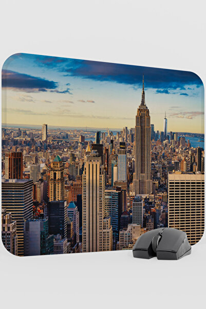 mousepad bastir New York America V3 48X40 XL Gaming Rubber Non-Slip Base Mous...