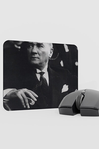 mousepad bastir Mustafa Kemal Atatürk V2 22X18 Gaming Rubber Non-Slip Base Mo...