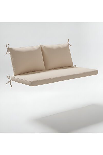 SLLER Premium Bahçe Mobilyası Minderi 120 cm - 10 cm Konfor Seti - Çıkarılabi...