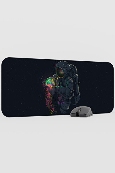 mousepad bastir Astronaut V3 70X30 XL Gaming Rubber Non-Slip Base Mouse Pad M...