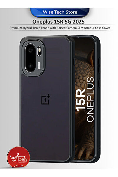 Wtech OnePlus 15R 5G 2025 Premium Hybrid TPU Silicone with Raised Camera Slim...