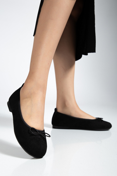 LİMA SHOES حذاء باليرينا نسائي يومي بمقدمة مستديرة ونعل مرن من الميموري فليكس...