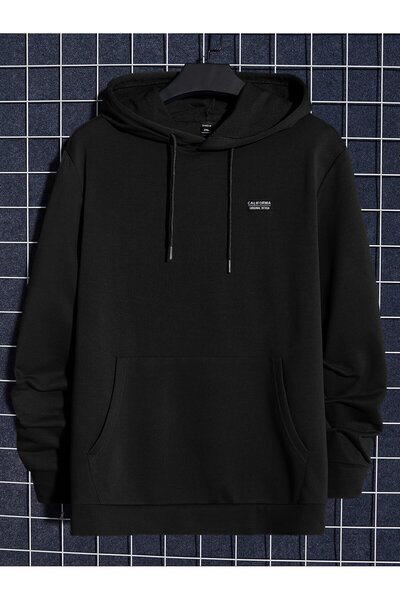 donamod Серия Coko Manfinity Hypemode Буквално с пач, кенгуру джоб и качулка ...