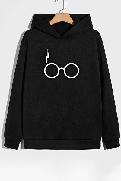 donamod Φούτερ Unisex Potter Printed TY-Black-Potter