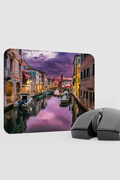 mousepad bastir Venice Italy V3 22X18 Gaming Rubber Non-Slip Base Mouse Pad M...