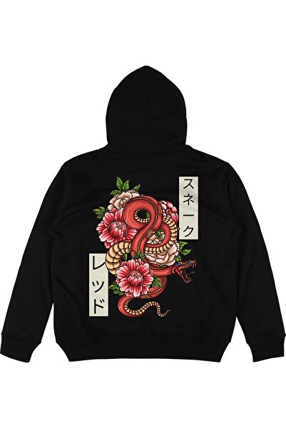 donamod Hanorac unisex Posion supradimensionat cu glugă Swea tricou