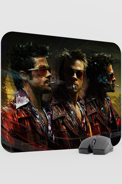 mousepad bastir Fight Club Movie V4 48X40 XL Gaming Rubber Non-Slip Base Mous...