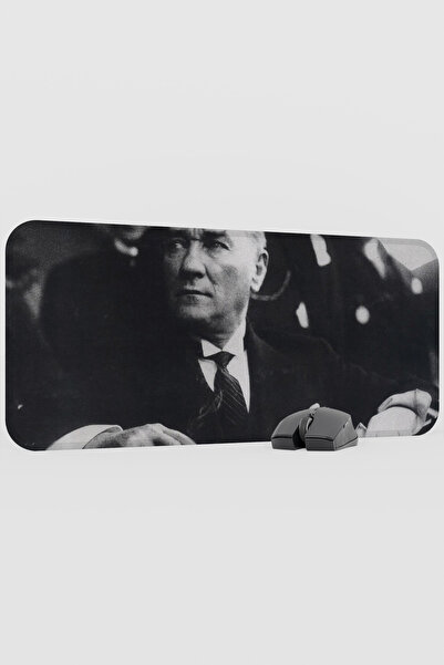 mousepad bastir لوحة ماوس مطاطية للألعاب من مصطفى كمال أتاتورك V2 مقاس 70×30 ...