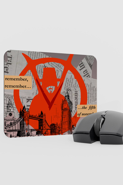 mousepad bastir V for Vendetta 2 V3 22X18 Gaming Rubber Non-Slip Base Mouse P...