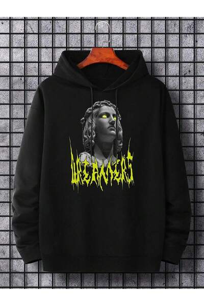 donamod Hanorac cu buzunar cangur Swea tricou