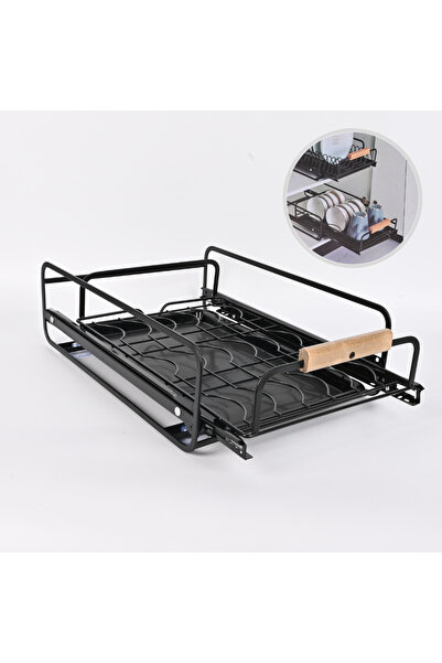 Generic Practical dish organizer made of durable, rust-resistant iron with a ...