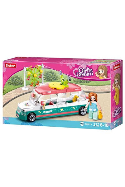 Sluban Set de construcție Visul fetei, 117 piese, Limuzină -