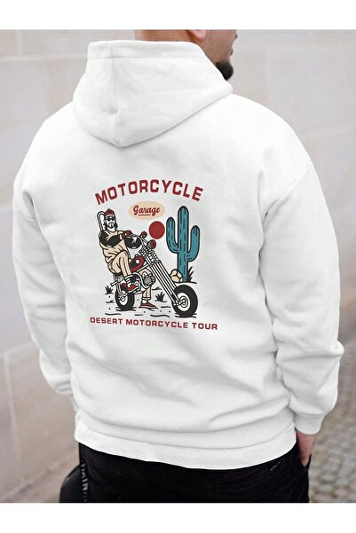 donamod Hanorac cu șnur din seria Coko, cu imprimeu slogan și cactus, cu buzu...