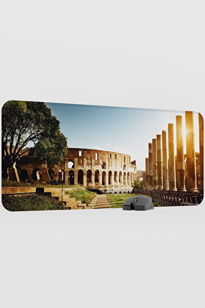mousepad bastir Roma Italy V3 90X40 XXL Gaming Rubber Non-Slip Base Mouse Pad...