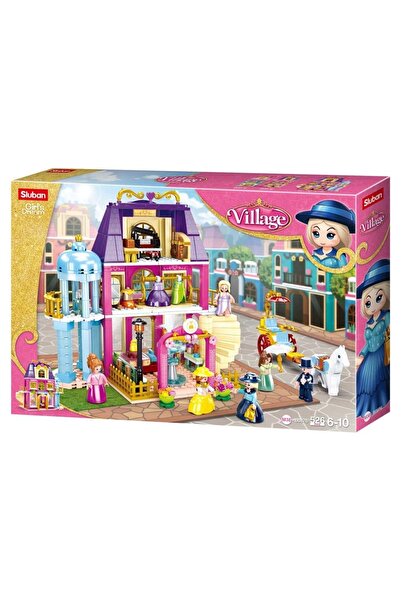 Sluban Set de construcție Visul fetei, 526 de piese, Centru comercial -