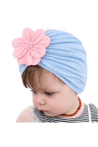 Pure Boutique Blue turban hat - Floricica