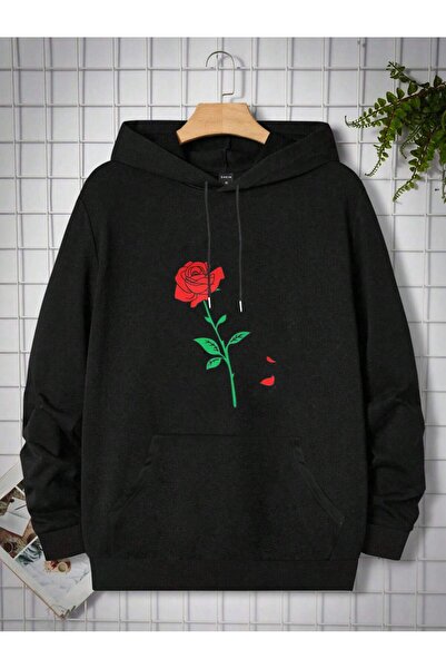 donamod Hanorac cu șnur din seria Coko Manfinity Homme cu imprimeu cu trandaf...