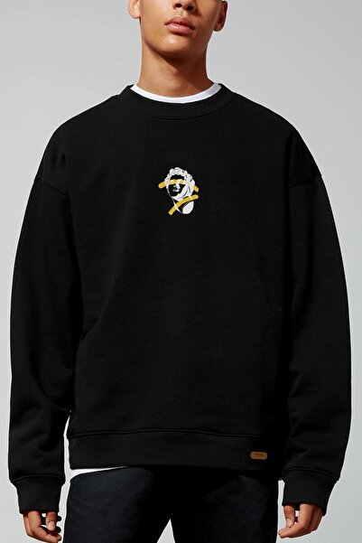 donamod Antique Series 4 supradimensionat Black Swea tricou Adrift162