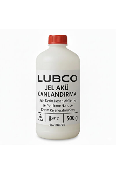 LUBCO jel akü sıvısı jel akü Elektrolit Rejeneratör jel sıvısı 500 grm