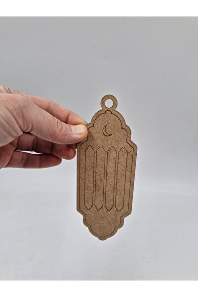 Mu Art Ahşap 10 قطع من تماثيل رمضان الخشبية بتصميم فني للرسم، مناسبة لأنشطة ا...