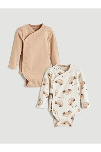 LC Waikiki Printed Baby Boy Snap Bodysuit 2-Pack (W5)