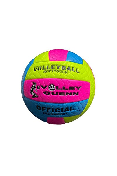 unes كرة طائرة ملونة من سوفت تاتش + هدية مضخة |   الاستخدام في المدارس والحدا...