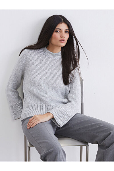 LC Waikiki Mixed Crew Neck Women's Knitwear Sweater