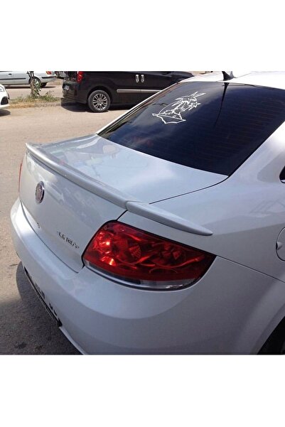 DEMİRTUNİNG FİAT LİNEA BEYAZ BOYALI FİBER SPOİLER KANAT RÜZGARLIK BİREBİR UYUMLU