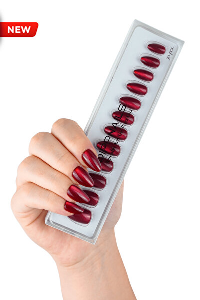 Dippnails Mon Cheri Jel Takma Tırnak Tekrar Kullanılabilir Badem Manikür Seti...