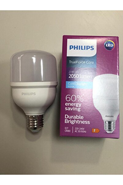 Philips 2 ADET Trueforce Core Ampul 20W 2050 LÜMEN E27 6500K BEYAZ