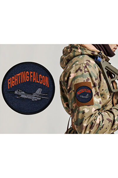 ALKAN ASKERİ MALZEMELER VE TEKSTİL F-16 Fighting Falcon Nakışlı Arma Patch - ...