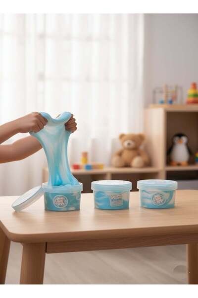 Store7 Flexible Slime for Kids in Sky Blue Color – Soft and Stretchable Play ...