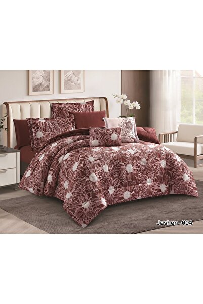 HOURS Two winter blankets in velvet and soft fur with an elegant design, 240x260