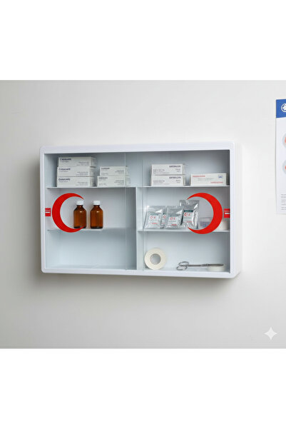 Saatistan Pratik ve Güvenilir Ecza Dolabı, Sağlıklı ve Düzenli Saklama Çözümü