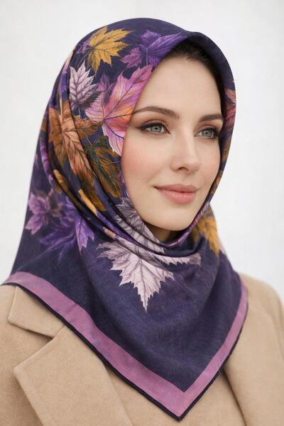 İpekal Eșarfă Mono Scarfs din bumbac moale -06109-15