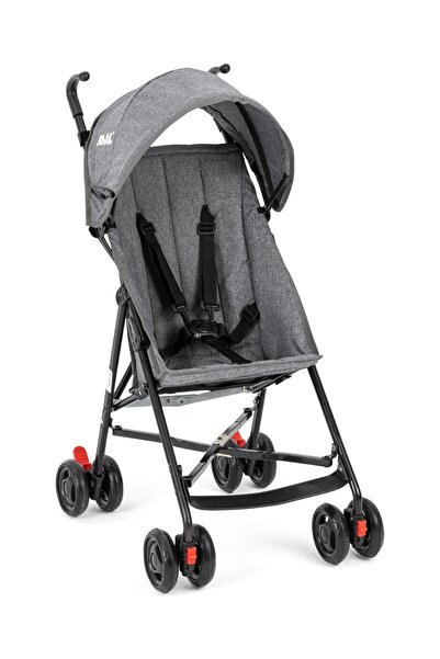 Muhcu Home عربة أطفال خفيفة الوزن - عربة أطفال متعددة الوظائف - رمادي